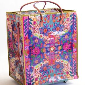 Natural Life Rolling Blue Tote Bag